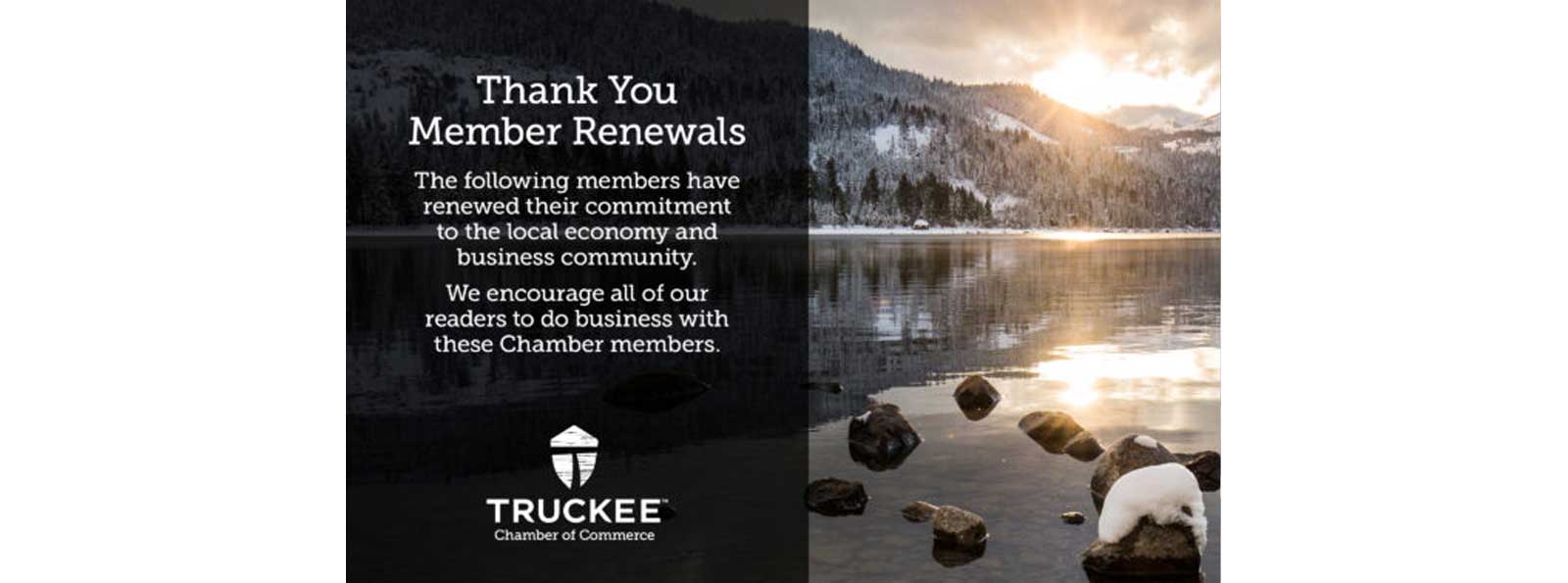 Thanks to Our Renewing Members, January and February 2024