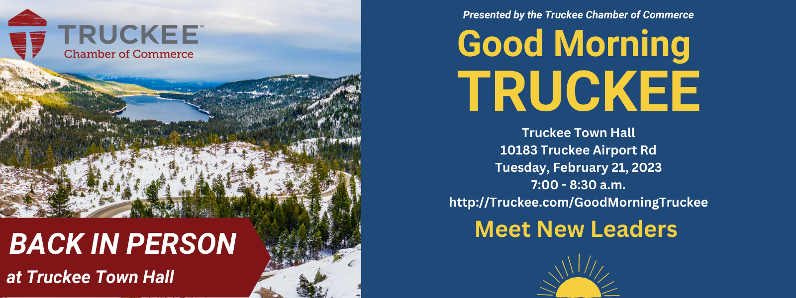 February 21, 2023 Good Morning Truckee - New Community Leaders