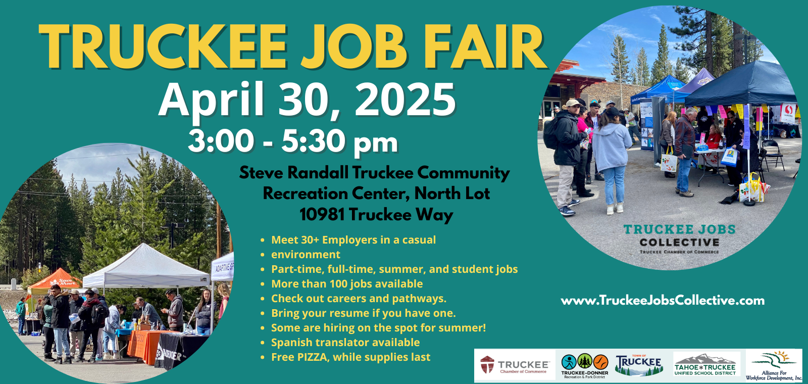Truckee Job Fair April 30, 2025